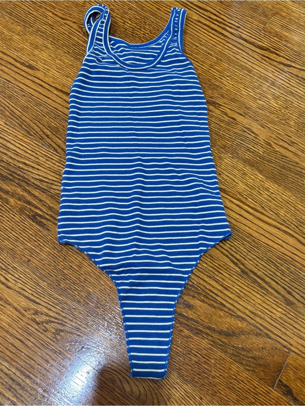 Brandy Melville Blue & White Striped Kids One-Piece